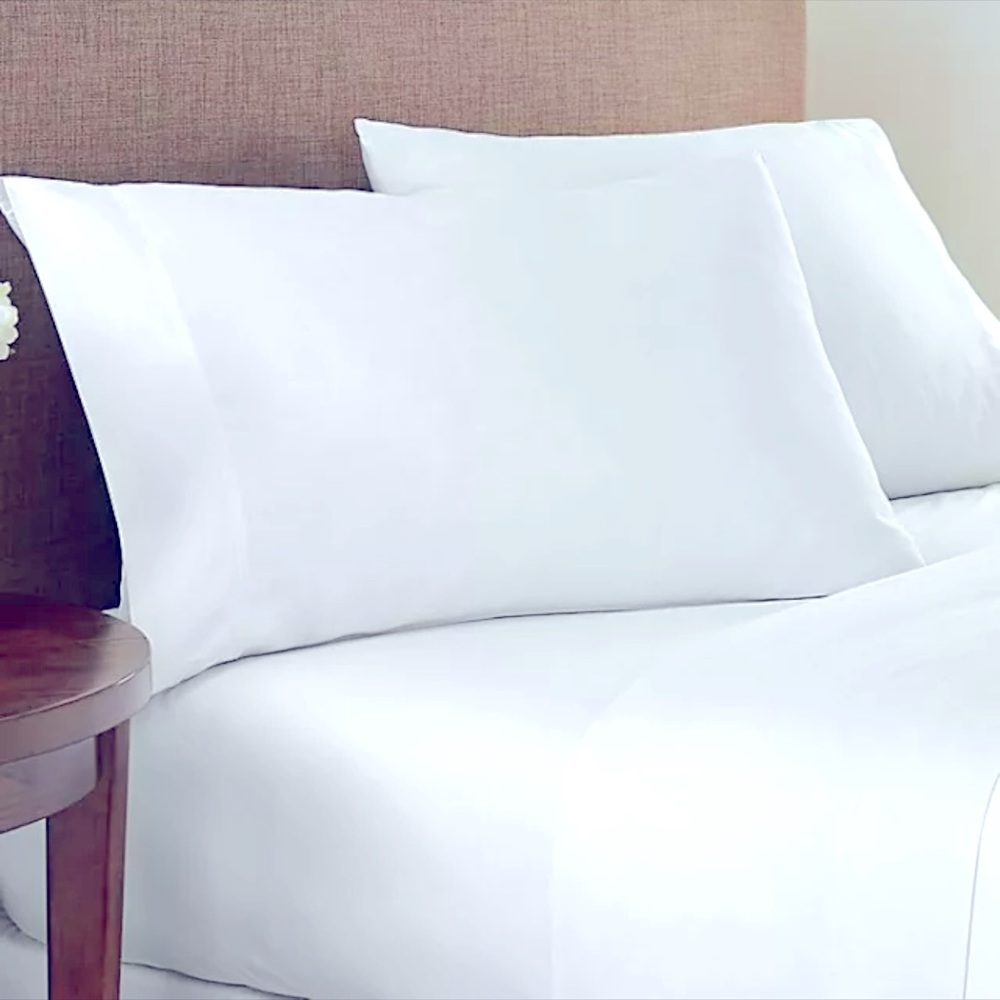 Nestwell Egyptian Cotton Sateen 625 Thread-Count Queen Sheet Set in Bright White